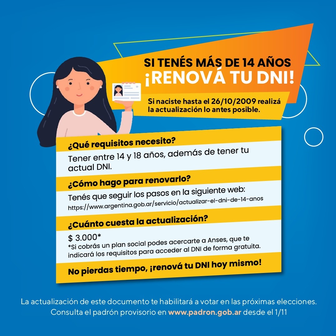 Trmite de renovacin de DNI
